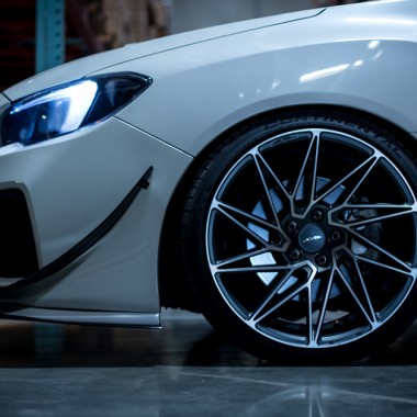 ACE 19" Driven D716 Matte Mica Gray w/ Machined Face 2015 Subaru WRX Aftermarket Wheels