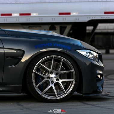 ACE Flowform 20" AFF02 V002 Brushed Clear BMW M3 Bagged Aftermarket Wheels