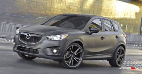 22" wheel Matte Black Scorpio C902 Mazda CX-5 Urban