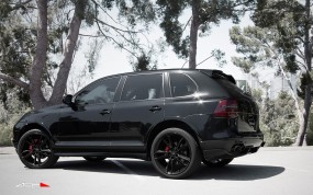 22" wheel Gloss Black Scorpio D902 Porsche Cayenee